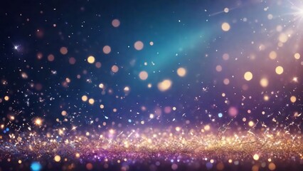 A gorgeous glittery, sparkling, abstract background is a great choice for your project. It will create a feeling of elegance, luxury and dynamism that will captivate your viewers. Generative AI