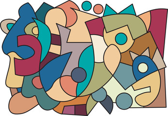 colorful abstract art for wallpaper