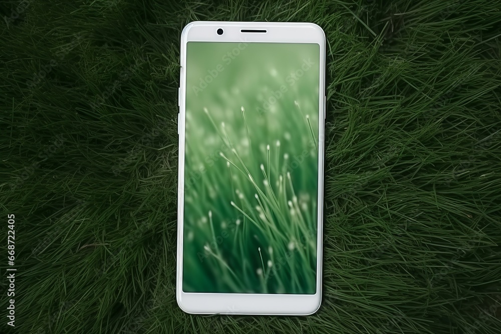 Poster business smart technology background phone communication mobile display device smartphone screen mod