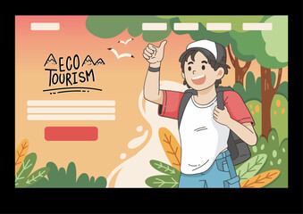 viajes y campamento para Página web para jóvenes viajeros 