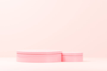 Podium background 3d rendering illustration element product mockup