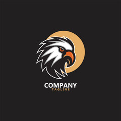 eagle logo vector and icon