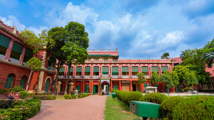 Fototapeta na wymiar Jorasanko Thakurbari is located in Kolkata, West Bengal, India