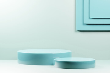 Podium 3d rendering illustration product mockup element