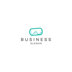 Virtual eye glass logo design