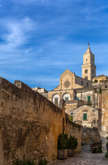 Fototapeta na wymiar Ancient Unesco heritage old town of Matera
