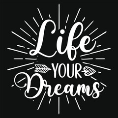 Best awesome typographic vector tshirt design