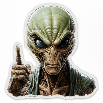 stikers, aliens