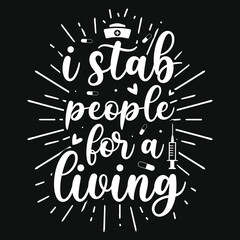 Best awesome nurse or nursing typography or graphics tshirt design