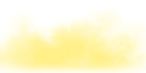 Yellow Fog PNG for using in graphic design