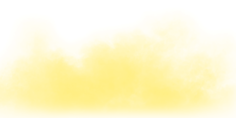 Yellow Fog PNG for using in graphic design