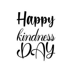 happy kindness day black letter quote