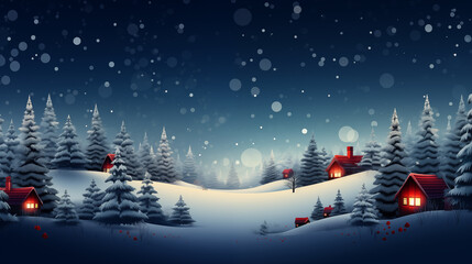 Fototapeta na wymiar Festive Christmas Magic - Inviting Holiday Joy - Xmas - Santa - Generative AI