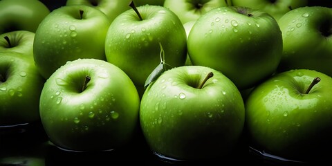 green apples, generative AI. 