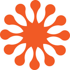 분자 원자 구조 벡터 일러스트