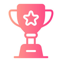 trophy gradient icon