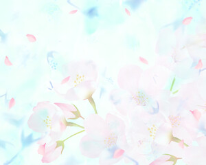Beautiful pink blossom background