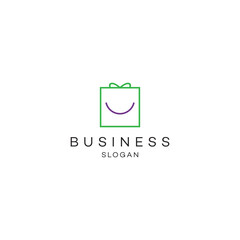Gift box smile green organic Logo Design, Brand Identity, flat icon, monogram, business, editable, eps, royalty free image, corporate brand, creative, icon