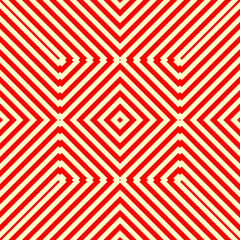 Rhombuses and crosses ornament. Seamless checks pattern. Diamonds backdrop. Tiles wallpaper. Ethnic motif. Geometric linear background. Digital paper. Geometrical textile print. Abstract design.
