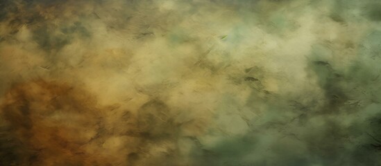 Texture background abstract pattern, brown-green colors, canvas with paint.