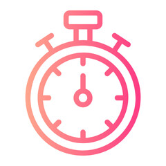 stopwatch gradient icon