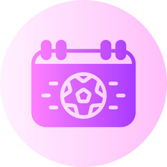 calendar gradient icon