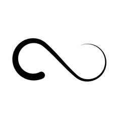 infinity icon vector illustration eps
