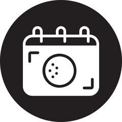 calendar glyph icon