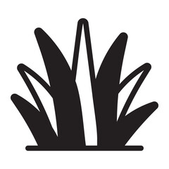 grass glyph icon