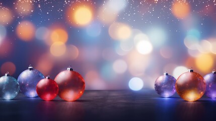 Obraz premium Christmas holiday background with space to copy.