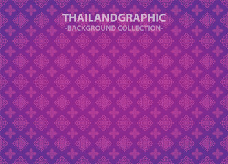 vector thai ethnic decorative elements vector background illustration