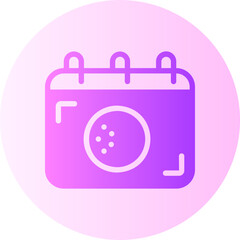 calendar gradient icon