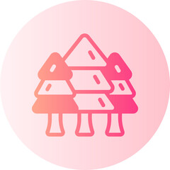 forest gradient icon