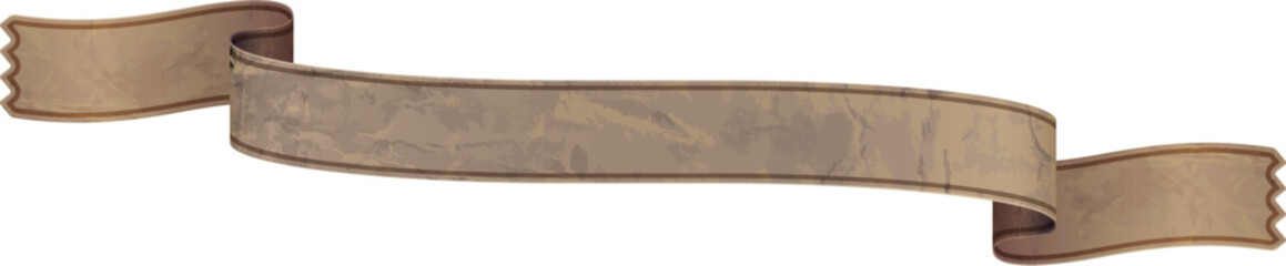 Vector illustration of vintage ribbon