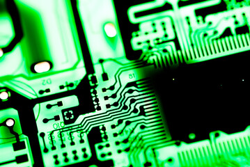 Abstract,close up of Mainboard Electronic background.
(logic board,cpu motherboard,circuit,system board,mobo)