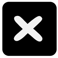 Obraz premium Emoji emotion black box sigh, social, chat, icon illustration isolated on transparent background