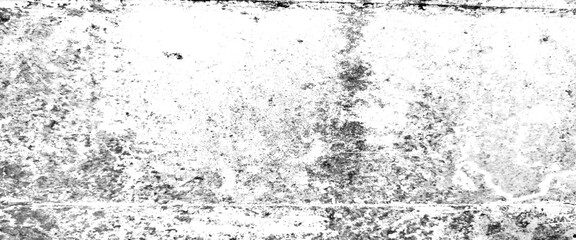 Vector scratched grunge wall urban transparent background texture, monochrome pattern of the old worn surface.