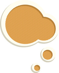 High detailed vector illustration of speech bubble concept