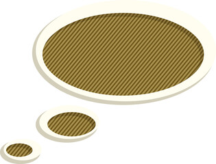 High detailed vector illustration of speech bubble concept