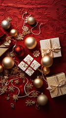 christmas background with gift