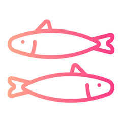 sardines gradient icon