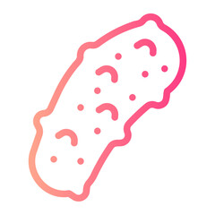 sea cucumber gradient icon