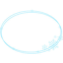 Winter Snowflake Frame
