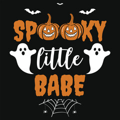 Best awesome happy Halloween day boo witches candy spooky typography or graphics tshirt design