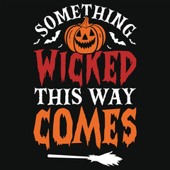 Best awesome happy Halloween day boo witches candy spooky typography or graphics tshirt design