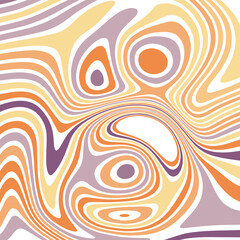 ABSTRACT ILLUSTRATION MARBLED TEXTURE LIQUIFY PSYCHEDELIC PASTEL COLORFUL DESIGN. OPTICAL ILLUSION BACKGROUND VECTOR DESIGN