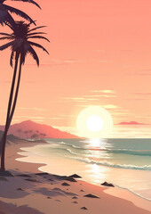 Tropical sky travel water nature summer beach sunset landscape sea