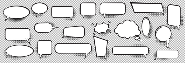 Obraz premium Illustration of spaces for text input.