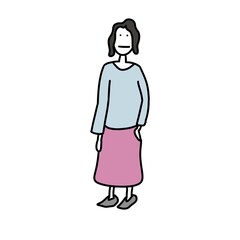 困っている女性