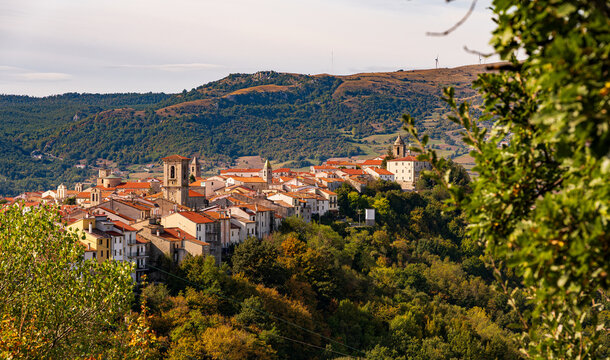 Agnone, Isernia, Molise. Autumn landscape.